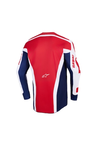 Alpinestars Racer Riway Off-road Motosiklet Jerseyi Beyaz Kırmızı Siyah