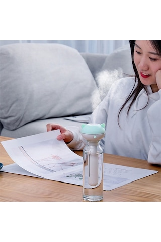 Baseus Magic Wand Taşınabilir Ev Ofis Nemlendirici + Gece Lambası