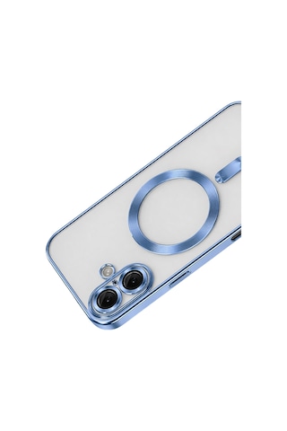 Gldısptm Newface Apple Uyumlu iPhone 16 Kılıf Kross Magneticsafe Kapak - Sierra Blue