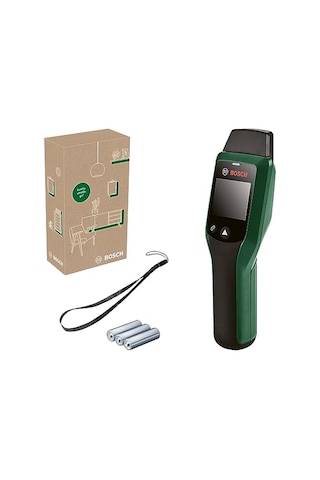 Bosch Home & Garden Universalhumid Ahşap Nem Ölçer Tüm Ahşap Grupları İçin Geniş Ölçüm Aralığı, Ahşap Tipi Ön Seçimi, Geri Dönüştürülmüş Karton Kutu