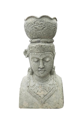 Dewi Oyma Taş Saksı Gri
