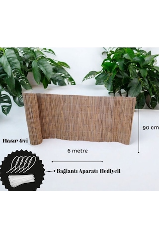 90 Cm X 6 Metre Kamış Hasır Balkon Çiti