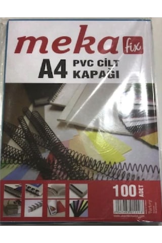 Mekafix Cilt Kapağı A4 Sarı100'lü