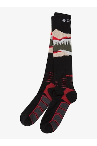 Columbia Rcl044 Omni Heat New Mountain Range Ski Tekli Unisex Uzun Çorap Siyah