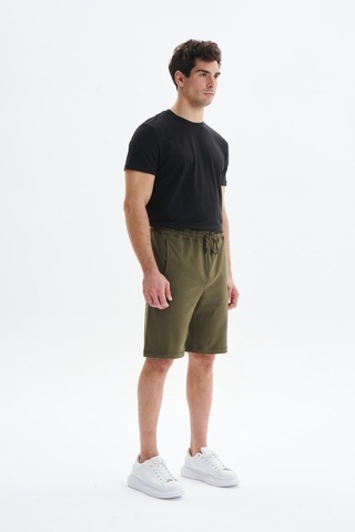 AR-MA Arma Erkek Regular Fit Basic Süprem % 100 Pamuk Cepli Şort Y29504279002 Haki