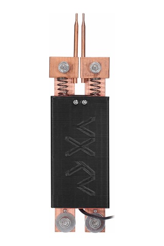 Vkemall 18650 Otomatik Tetikleyici El Tipi Nokta Kaynak Kalemi - Siyah, 3mm Çaplı İğne, 5cm Uzunluk, 12v Dış Güç Kaynağı