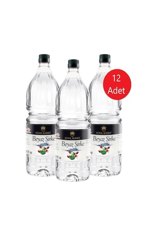 Kemal Kükrer Beyaz Sirke 2 Lt 12 Adet Kemal Kükrer Beyaz Sirke 2 Lt 12 Adet