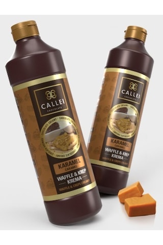 Callei Karamel Waffle Çikolatası Şişe 1 KG Callei Karamel Waffle Çikolatası Şişe 1 KG