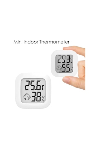 Jms Xıaomı Mmc Mini Kapalı Bebek Odası Şarap Odası Termometresi Dijital Lcd Sıcaklık Sensörü Higrometre