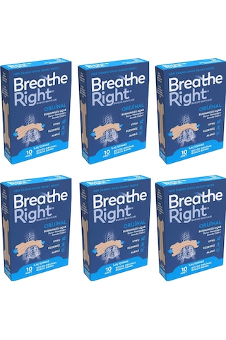 Breathe Right Burun Bandı Büyük Boy 6 x 10'lu