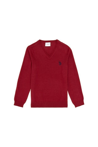 U.s. Polo Assn. Kız Çocuk Vişne Kazak /triko 50294198-vr223 Bordo