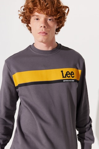 Lee Regular Fit Normal Kesim Bisiklet Yaka Antrasit Sweatshirt L232501003 Antrasit