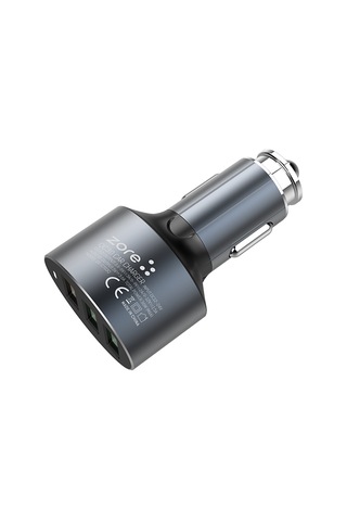 Kilifone - Araç Şarj Seti Zr-c703q Micro 2 İn 1 - Siyah - T10057 Siyah