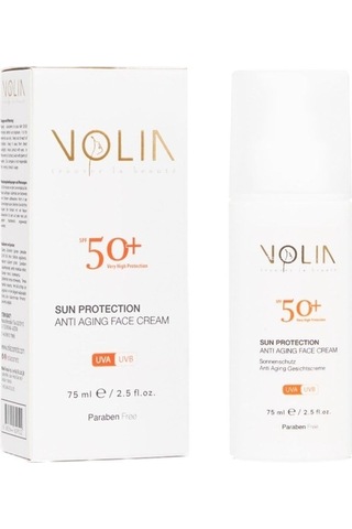 Volia SPF 50+ Anti-Aging Yaşlanma Karşıtı Güneş Koruyucu Yüz Kremi 75 ML