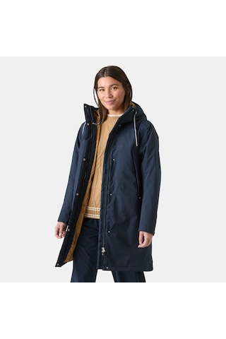 Helly Hansen W Hvaler Ins Yağmurluk Palto Lacivert