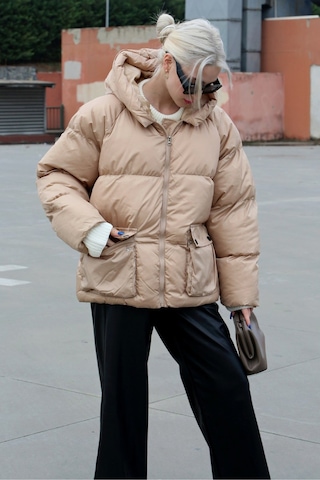 Madmext Bej Oversize Cepli Mont Mg1358-bej Bej