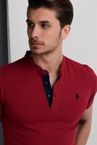 T8560 Dewberry T-shırt-açık Bordo