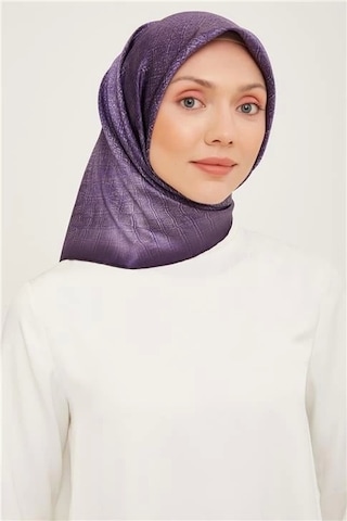 Armine Sura İpek Eşarp 23ka9030 01 Mor