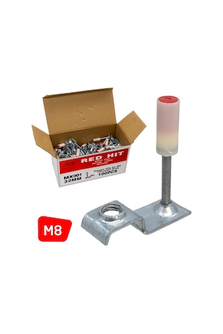 Red Hit Mx001 M8 Tij Asma Tavan Barutlu Çivi 100 Lü Paket Diğer
