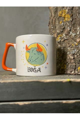Boğa Burcu Tasarım Kupa