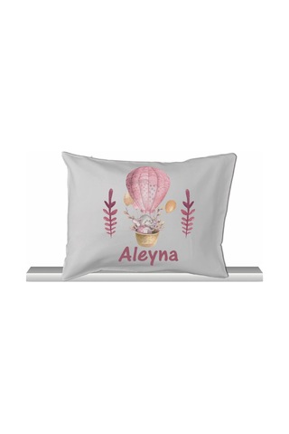 Pia Baby Gl 2012 İsme Özel Balonlu Yastık Zıbın Set Pembe
