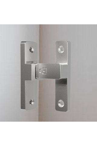 Besthome1 Suntek Banyo Ahır Sürgülü Kapı Gümüş 90 , Yüksek Kalite Ahır Kapısı