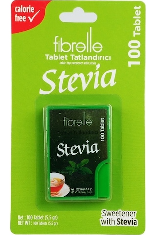 Fibrelle Stevialı Tatlandırıcı 100 Tablet
