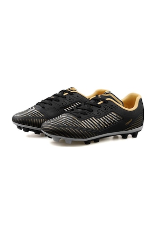 JUMP 27048 A_BLACK /GOLD  GARSON KRAMPON AYAKKABI Siyah