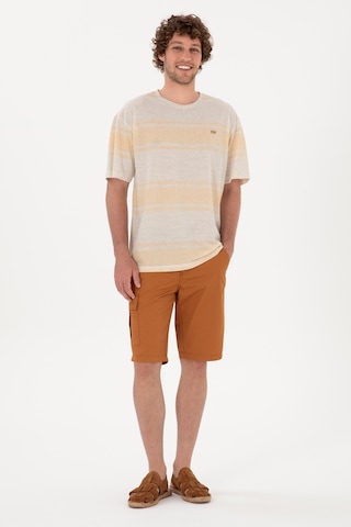 U.s. Polo Assn. Erkek Hardal Şort / Bermuda 50300418-vr072 Hardal