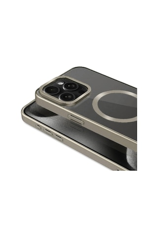 Apple Uyumlu iPhone 15 Pro Max Kılıf Mat Tasarımlı Magsafe Wireless Şarj Özellikli Zore Mat Setro Kapak