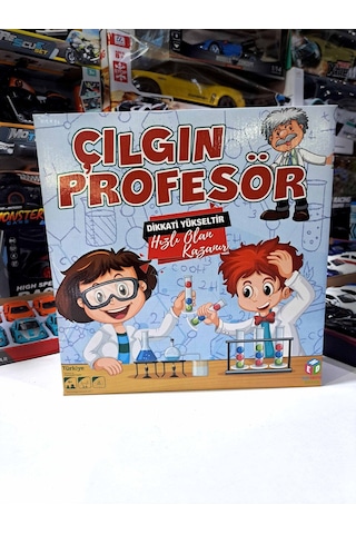 Oyun Çılgın Profesör Oyunu 54 Oyun Kartı 24 Top Renkli Akıl Oyunu Zeka Beceri 27x28cm