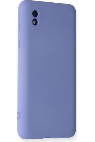 Newface - 95 - Samsung Galaxy Uyumlu A01 Core Kılıf Nano İçi Kadife Silikon - Csmo-tex - - Lila LİLA