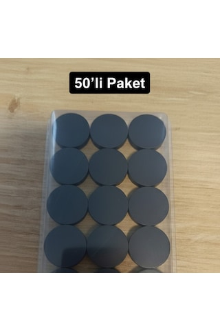 1.5 Cm Güçlü Yuvarlak Mıknatıs 50'li Paket Magnet Ve El Yapımı Ürünler İçin Hobi Mıknatısı