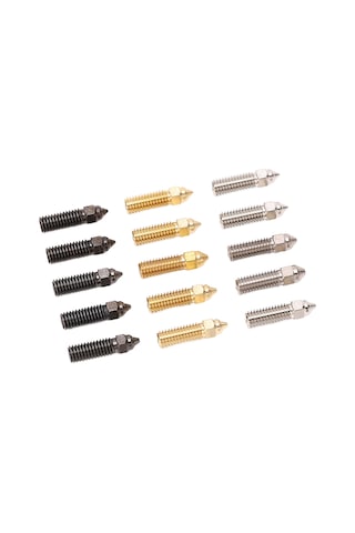 Tenfowee 15'li Hızlı 3d Yazıcı Nozzle Seti: 0.4-1.0mm Çaplar, 500 C Isı Dayanıklı, Creality K1/anycubic Vyper/sovol Sv06+ Uyumlu