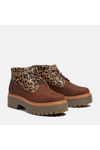 Timberland Stone Street Mid Lace Up Kadın Bot-33863 Kahverengi