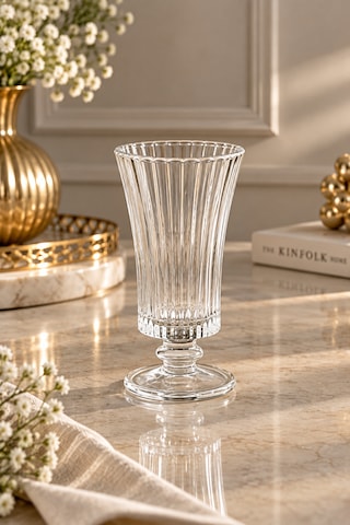 6 Lı Cam Kristal Diamond Çizgili Pinterest Kahve Yanı Bardağı Bardak 75ml Şeffaf
