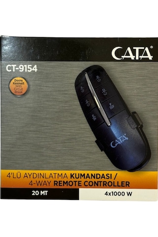 Cata Ct-9154 4'lü Aydınlatma Kumandası
