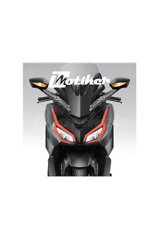 Honda Forza 2023-2024-2025 Yılları Uyumlu Kırmızı Far Filmi Far Tasarım Sticker