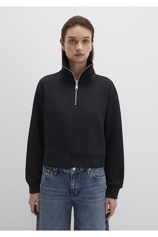 Mavi - Yarı Fermuarlı Siyah Sweatshirt 1s10391-900 Siyah