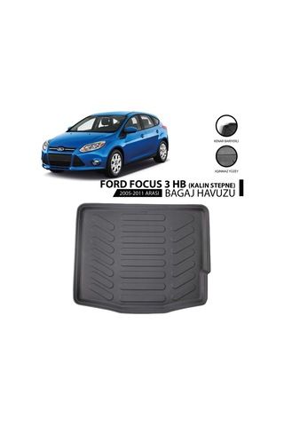 Ford Focus Iıı Hb 2011-2014 3D Bagaj Havuzu