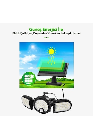 Trendpoint Solar 112 Ledli Güneş Enerjili Hareket Sensörlü Büyük