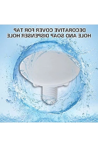 Mutfak Lavabo Delik Kapağı Seti - Sızdırmaz Ve Dayanıklı 0.2mm Kenar Kalınlığı