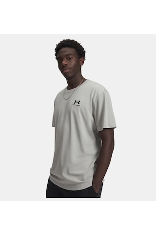 Under Armour Logo Emb Heavyweight Erkek Tişört C-und373997e50069 Gri