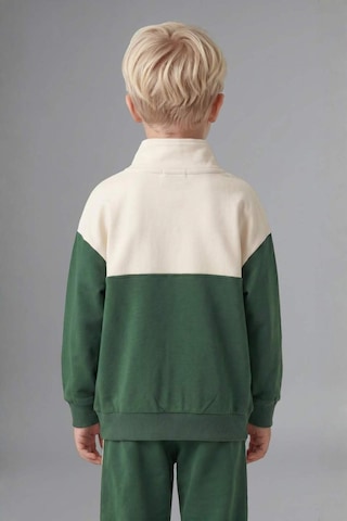 Defacto Dik Yaka Baskılı Sweatshirt Eşofman Altı 2li Takım Erkek Bebek I0147a526augn671 Yeşil-gn671
