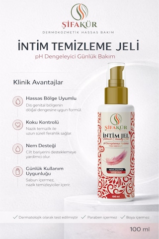 Şifakür İntim Temizleme Jeli 100 ML