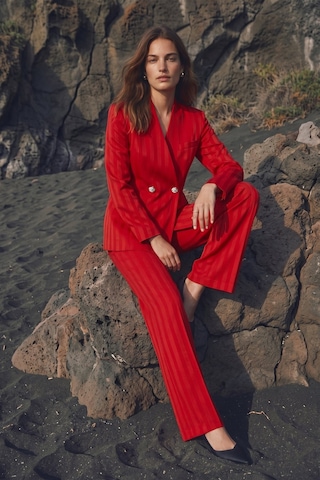 Sateen Anna Ceket - Kırmızı-137480