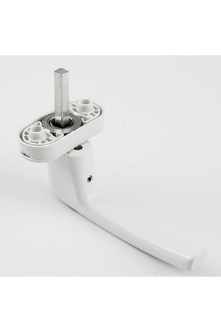 Pazly Alüminyum Pencere Kolu Kilit Yuvarlak Kolu - Çinko Alaşım - Ergonomik Tasarım - Kullanımı Kolay