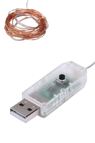 Yılbaşı Ve Özel Konsept Dekorasyon 5 Mt Usb Bağlantılı Led Işık 5332 .