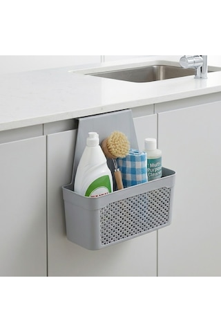 Orret Home Dolap İçi Asılabilir Plastik Organizer Deterjan Sünger Düzenleyici Askı Mutfak Banyo Dolap İçi Düzen Diğer