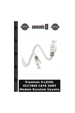 Premium X-level Xcc7809 Cat6 20mt Modem Kurulum Uyumlu